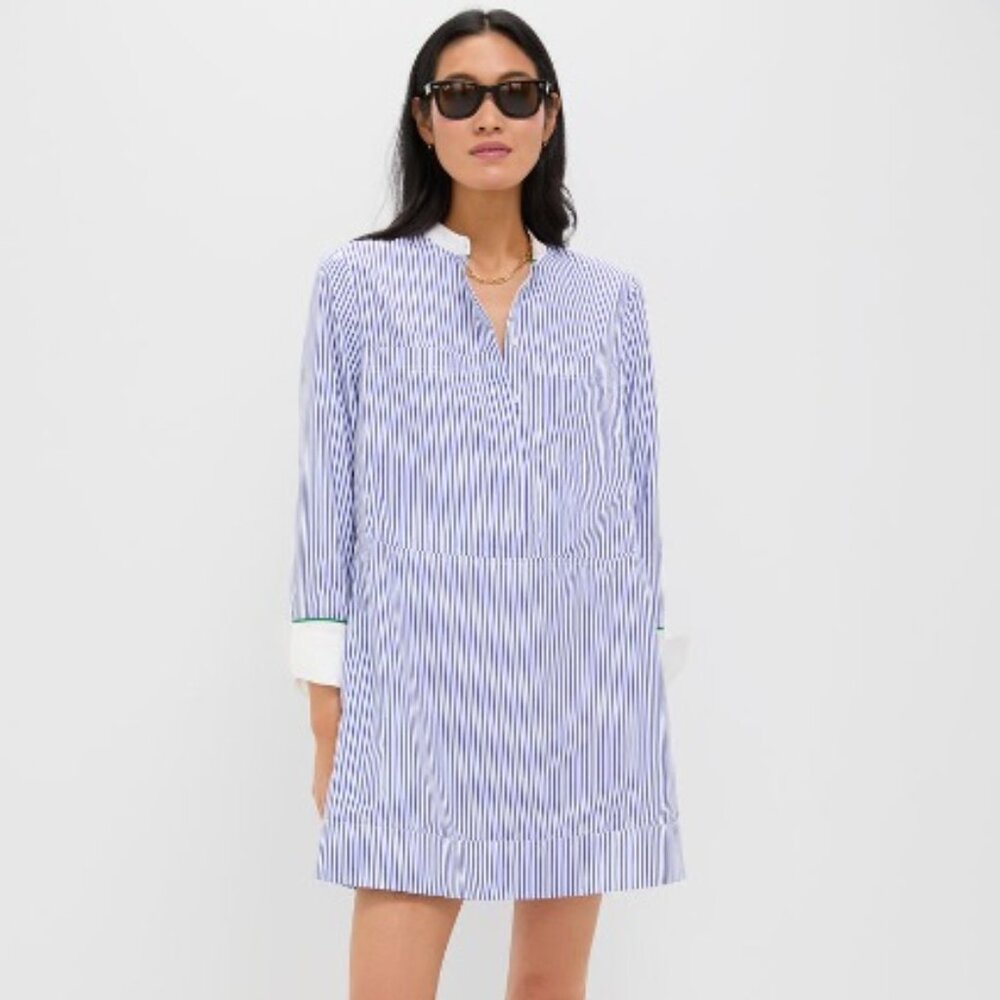 Blue Stripe Rohan Shirt Dress